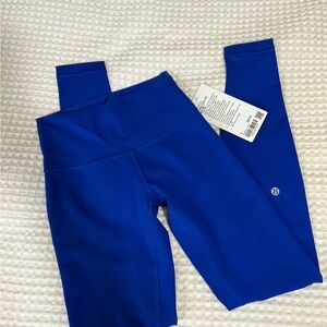 Lululemon leggings galactic cobalt size 4